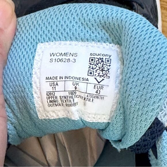 Saucony Teal and Navy Sneakers - Picture 3 of 7